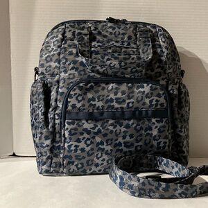 Lug Canter Convertible Tote - Leopard Navy, LIKE NEW 🚨RARE, DISCONTINUED!🚨
